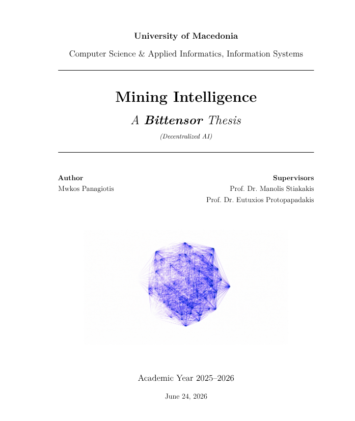 Mining Intelligence BSc Thesis